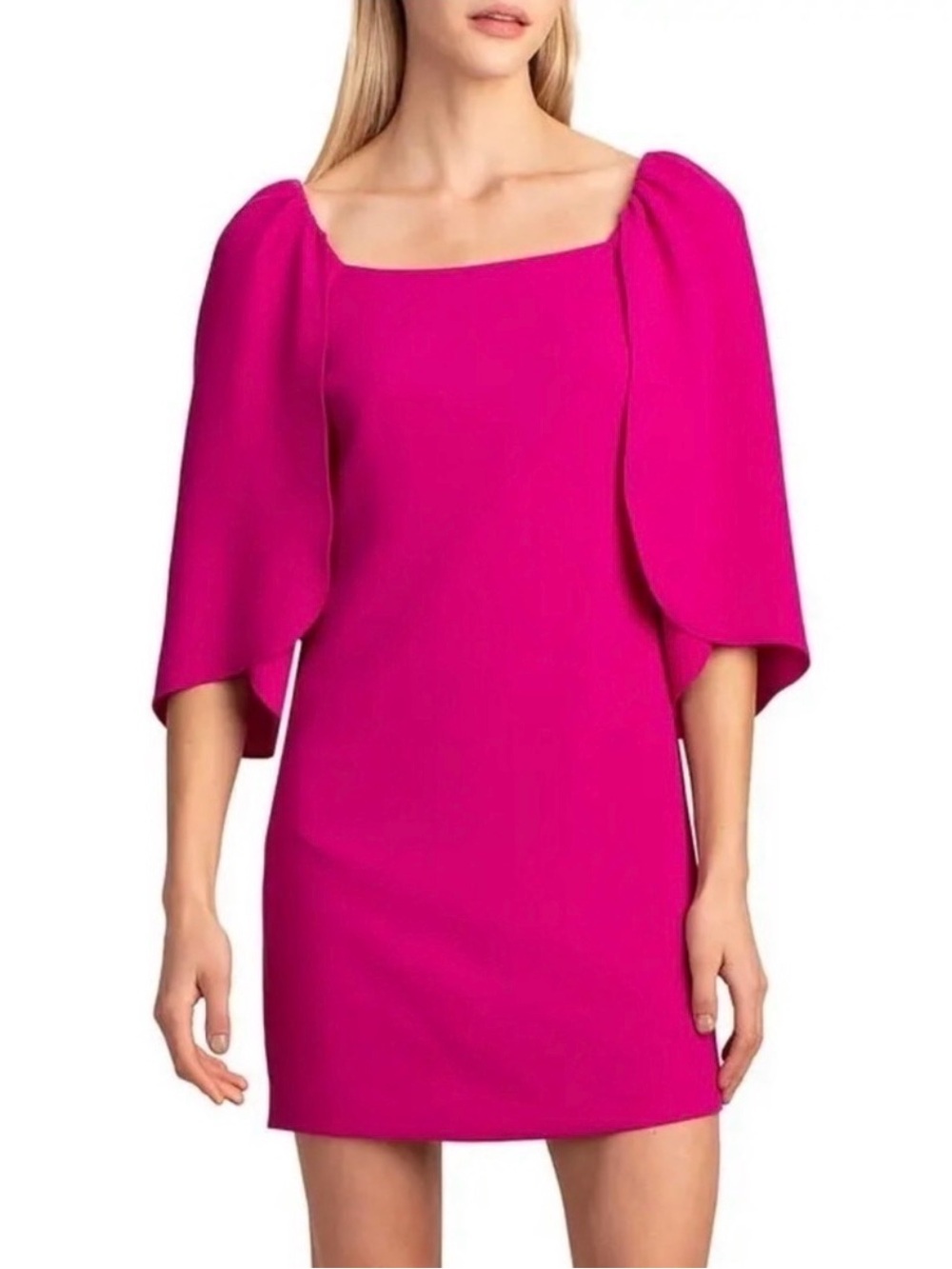 Trina Turk Makua Tulip-Sleeve Dress